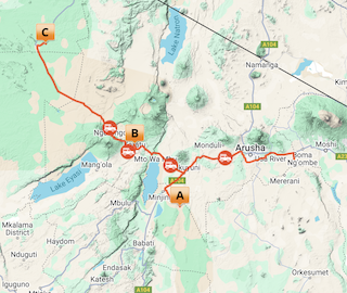 Tanzania: Follow the Migration map